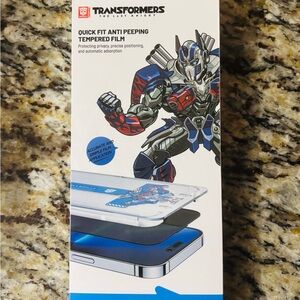 iPhone 15 Pro Max 2pc Privacy Screen Protector Auto Dust Elimination HD